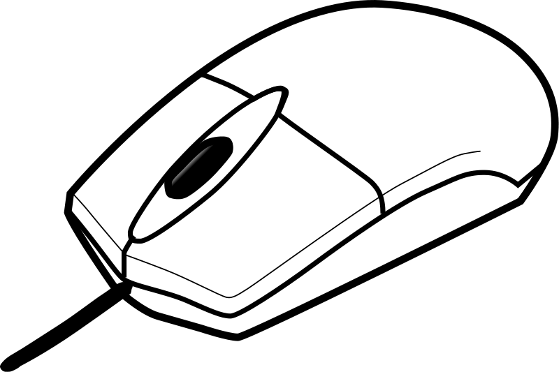 Computer mouse clipart for kids