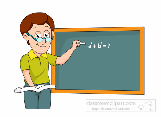 Image of Math Teacher Clipart #9653, Free Mathematics Clipart Clip ...