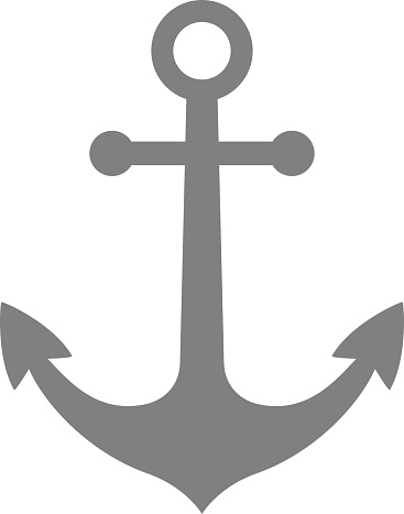 Silhouette Of An Anchor Clip Art, Vector Images & Illustrations ...