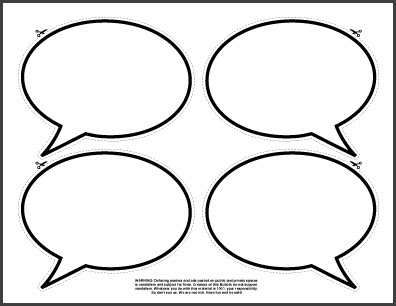 Speech Bubble Printable | Free Download Clip Art | Free Clip Art ...