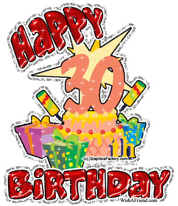 30th birthday clip art images