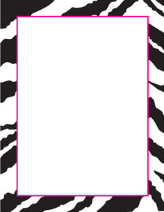Free Zebra Borders Clipart - Free to use Clip Art Resource