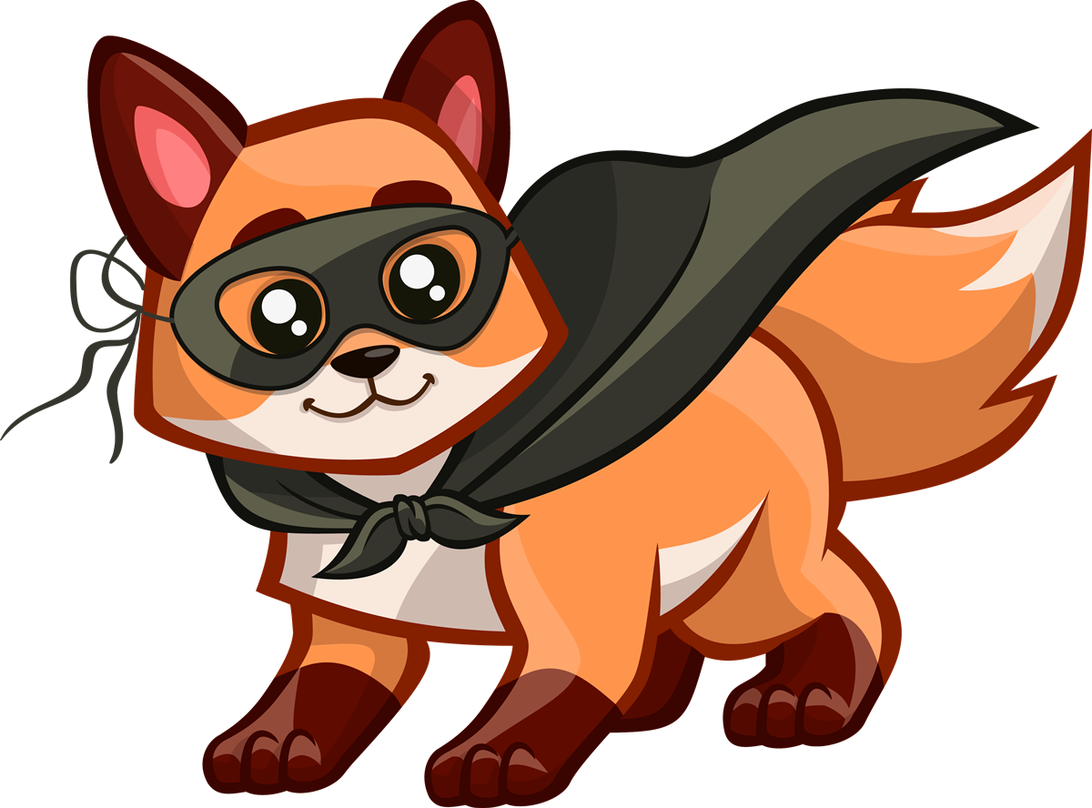 cute cartoon fox clip art - Vergilis Clipart