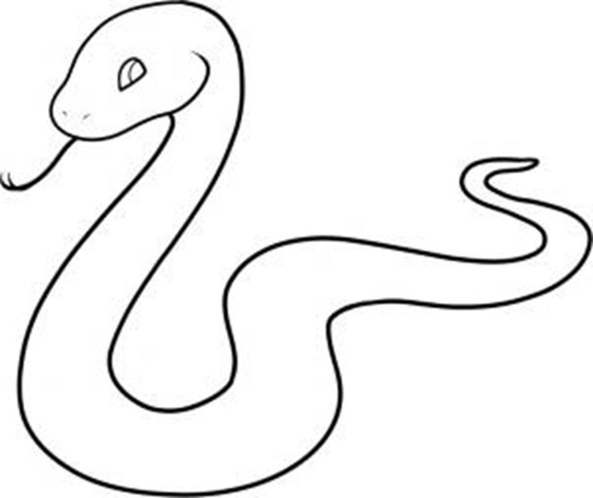 Snake Line Drawing | Best Images Collections HD For Gadget windows ...