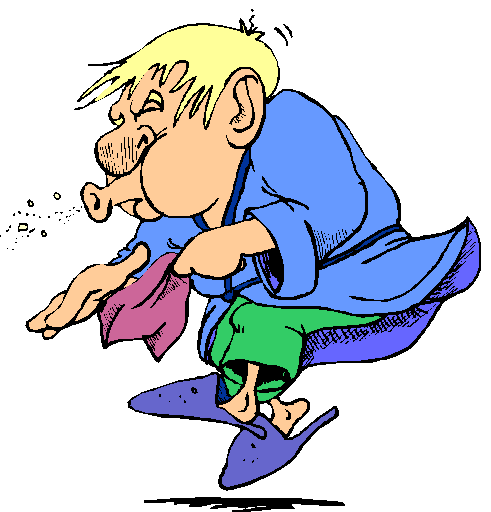Sneeze Cartoon Clipart