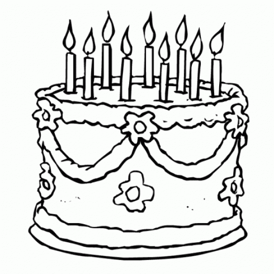 Birthday Cake Drawing | Free Download Clip Art | Free Clip Art ...