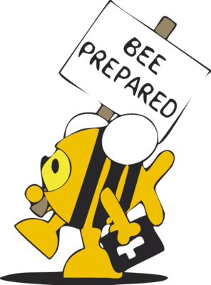 Image download: Bee Prepared | Christart.com