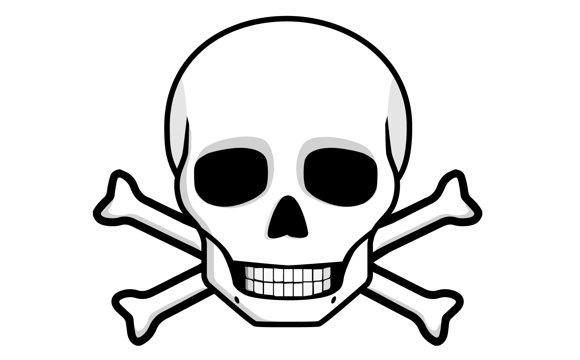 Skull and Bones Clipart - Cliparts and Others Art Inspiration