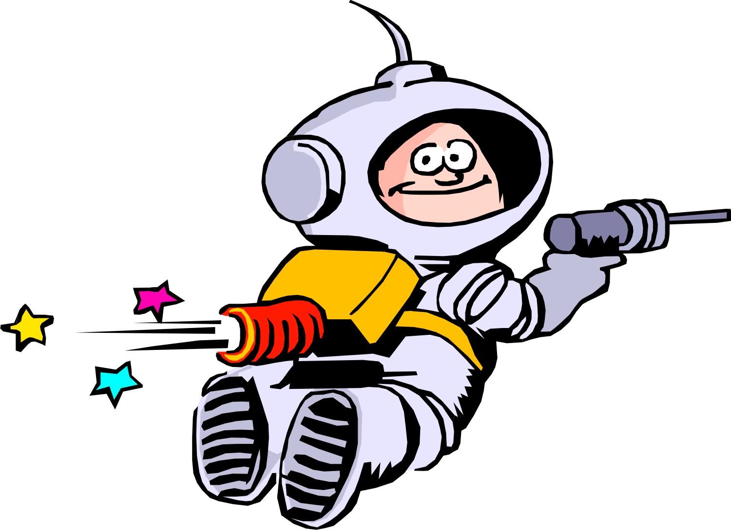 Astronaut And Moon Clipart