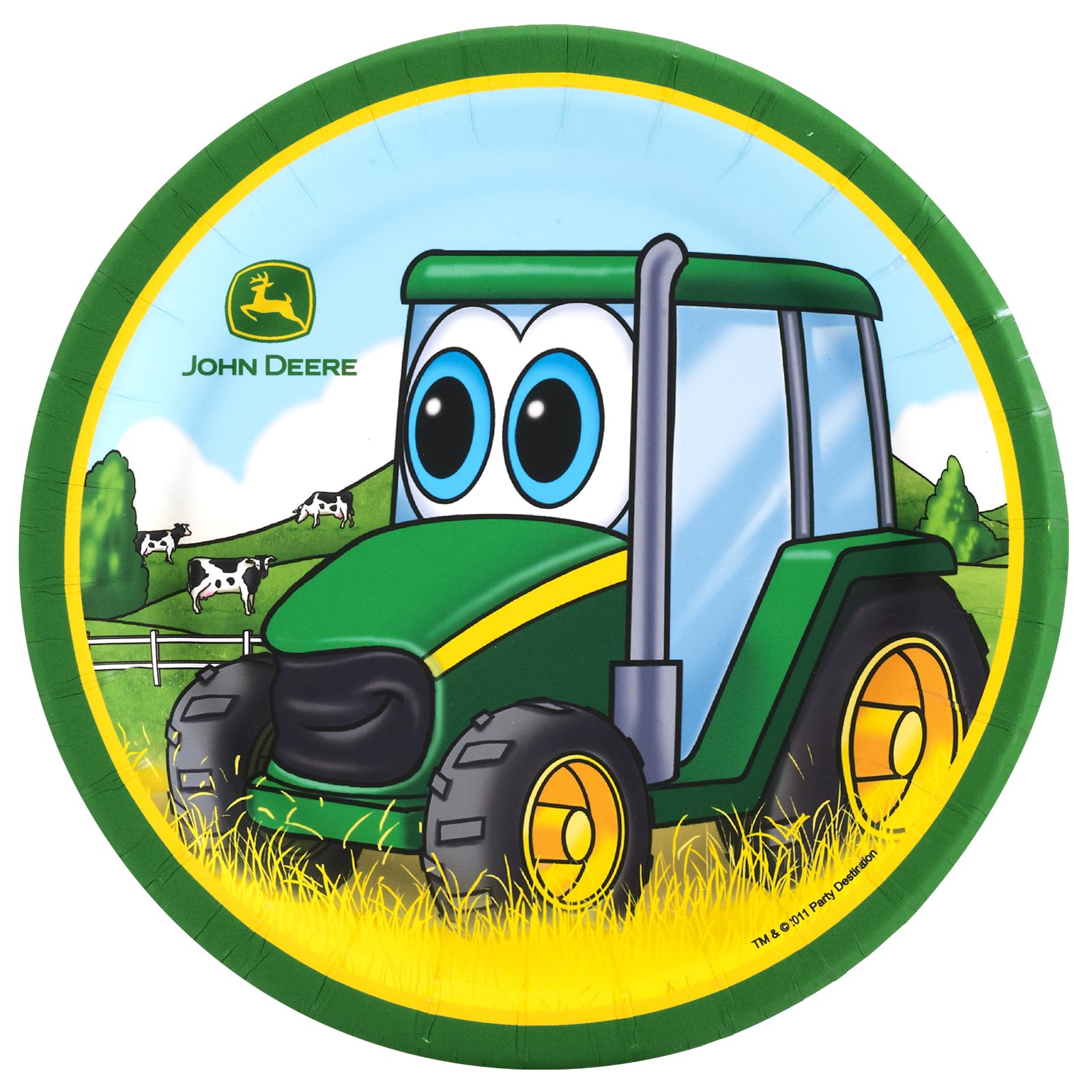Cartoon John Deere Tractor