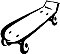 Skateboard clip art at clker vector clip art 2 - Clipartix