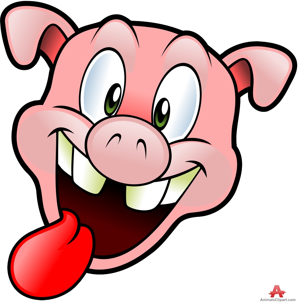 Pig clipart free
