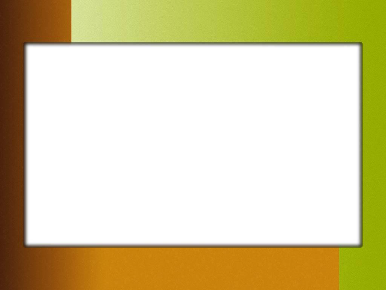 Two Tone Frame Lime Powerpoint Background Template