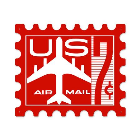 Jet Air Mail Stamp Sign| Stop-Over Store