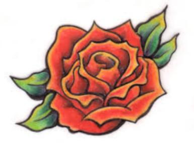 Rose Tattoo Stencils Clipart Best