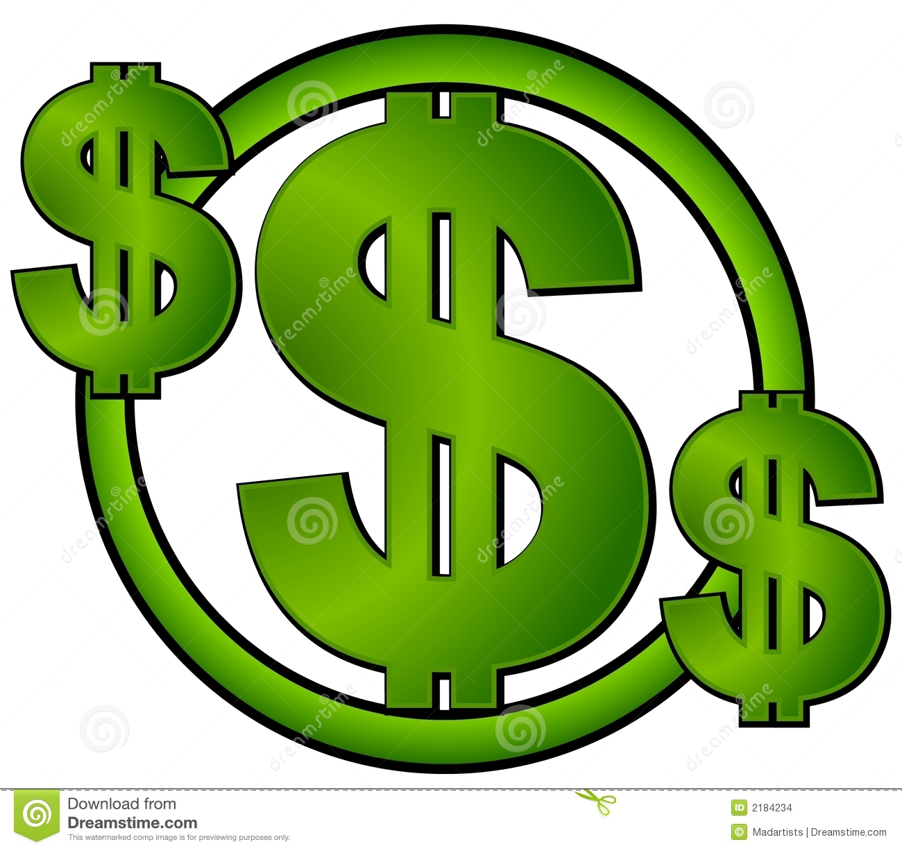 clipart green dollar sign - photo #39