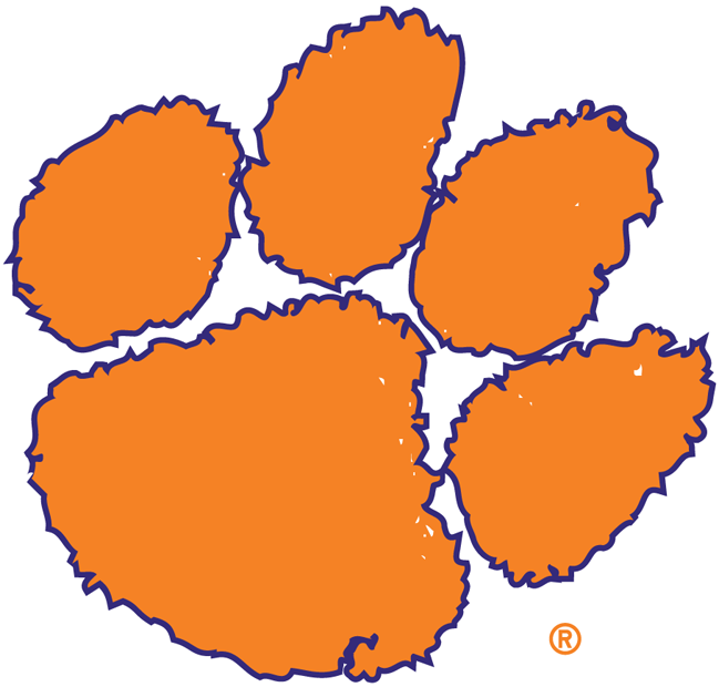 clipart clemson tiger paw - photo #2