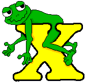 Frogs 2 Alphabet Graphics and Animated Gifs