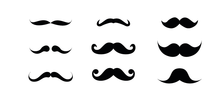 Mustache Graphic - ClipArt Best