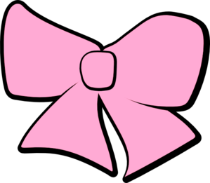 Hair Bow - Pink clip art - vector clip art online, royalty free ...
