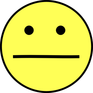 Yellow Neutral Face clip art - vector clip art online, royalty ...