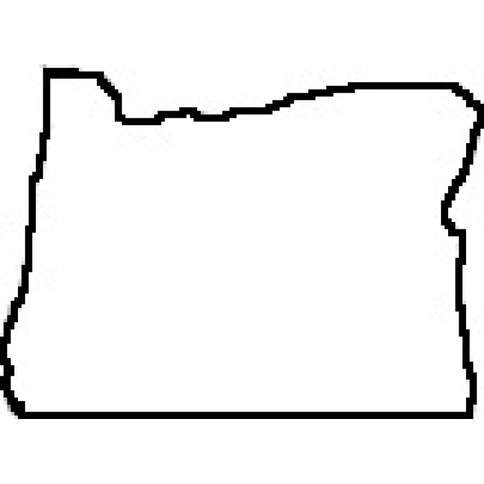 Oregon outline clip art
