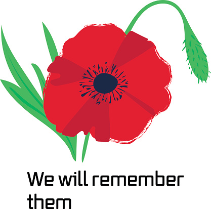 Rememberance Poppy Clip Art, Vector Images & Illustrations