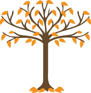 Fall Tree Clipart Black And White - Free Clipart ...