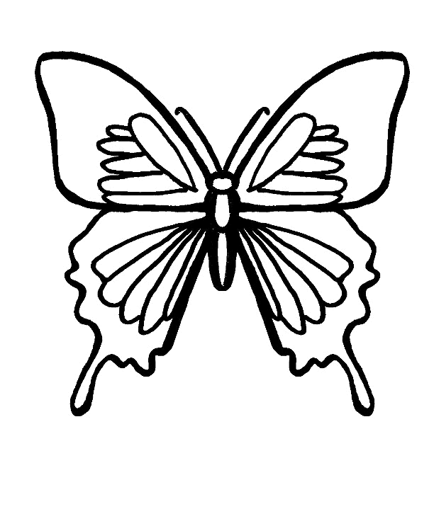 FREE Butterfly Coloring Pages: Butterfly On Leaf