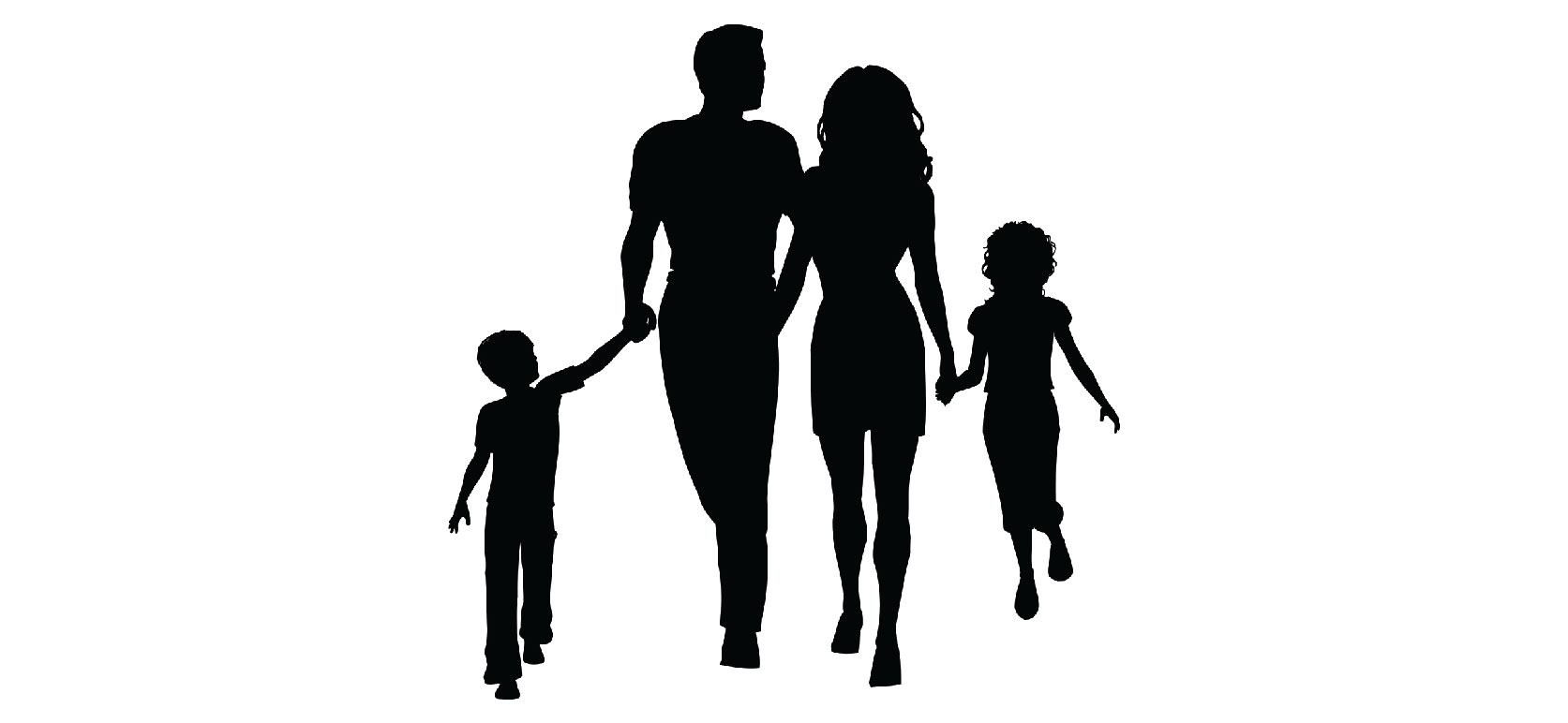 Family Silhouette Clip Art Clipart Panda Free Clipart Images ...