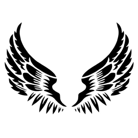 Angel Wings Stencil | Free Stencil Gallery