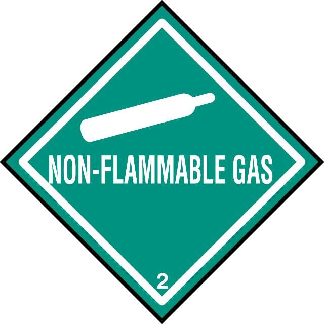 NON-FLAMMABLE GAS - Download at Vectorportal