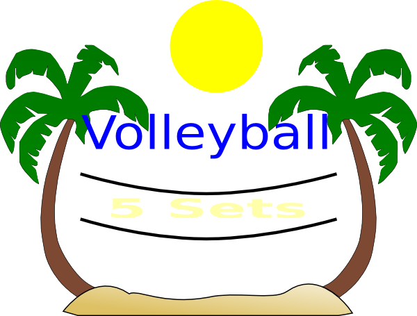566 views Beach Volleyball Clip Art - Free Clipart Images