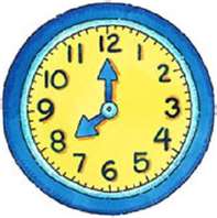 Home Ideas For > Colorful Clock Clip Art