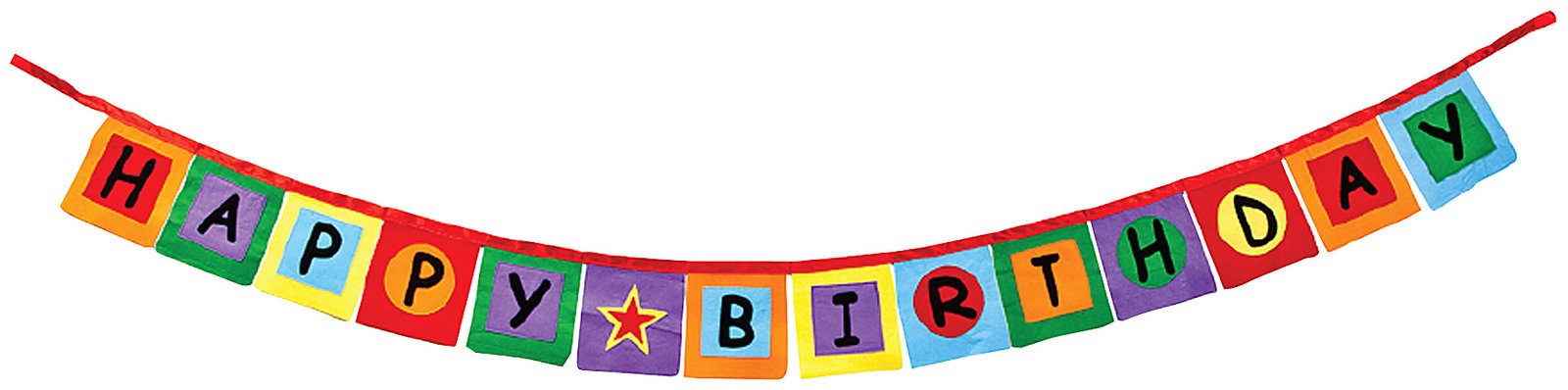 Happy Birthday Banner Clip Art - Free Clipart Images