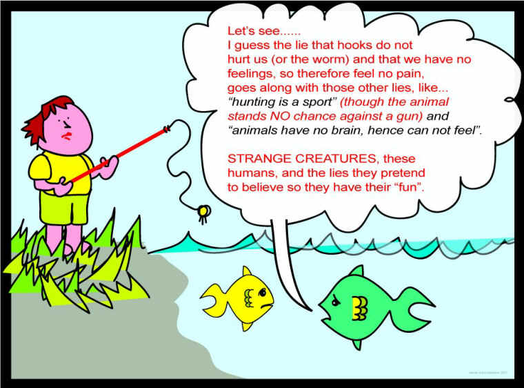 Fishing Hurts - Cartoons by Denise E. Stephens: All Creatures ...