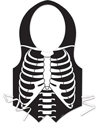 New Year Special: Beistle 00310 Plastic Skeleton Rib Cage Vest