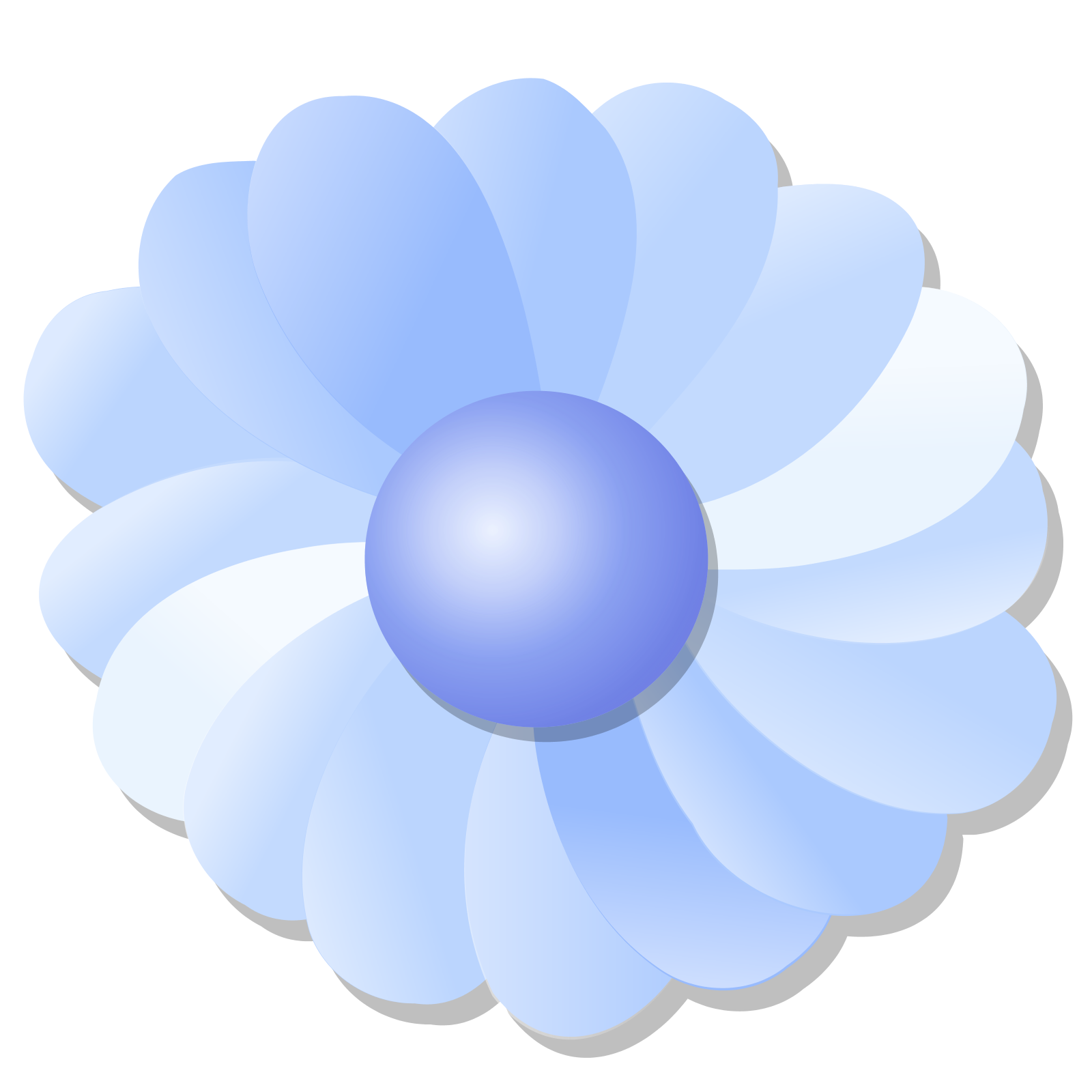 blue flower SVG - ClipArt Best - ClipArt Best