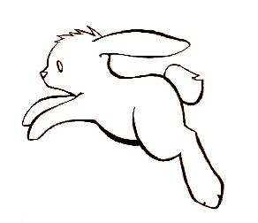 Bunny Line Drawing - ClipArt Best