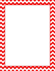 Red and white striped border clipart