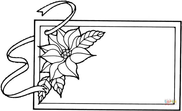 Frame With Flower coloring page | Free Printable Coloring Pages