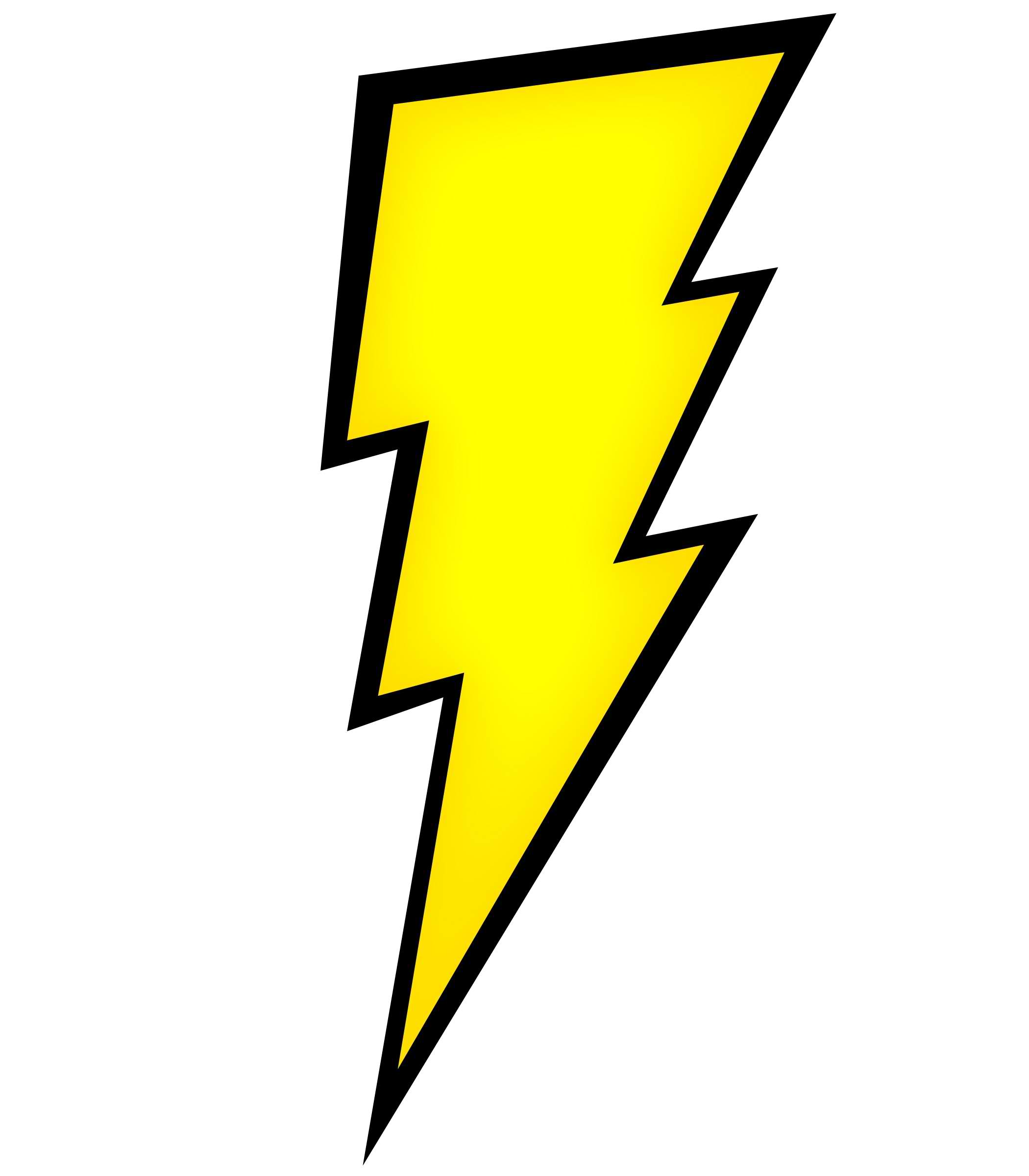 Charger lightning bolt clipart