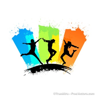 Jumping People Silhouettes Vectors, Photos and PSD files | Free ...