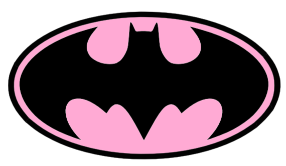 Batman Logo In Pink Clipart - Free to use Clip Art Resource