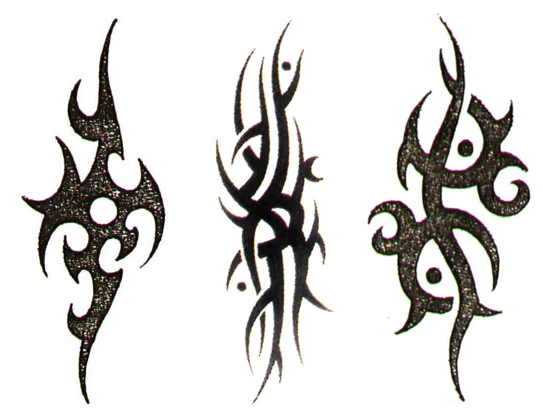 Black Ink Cross Tribal Tattoo Design | Fresh 2017 Tattoos Ideas