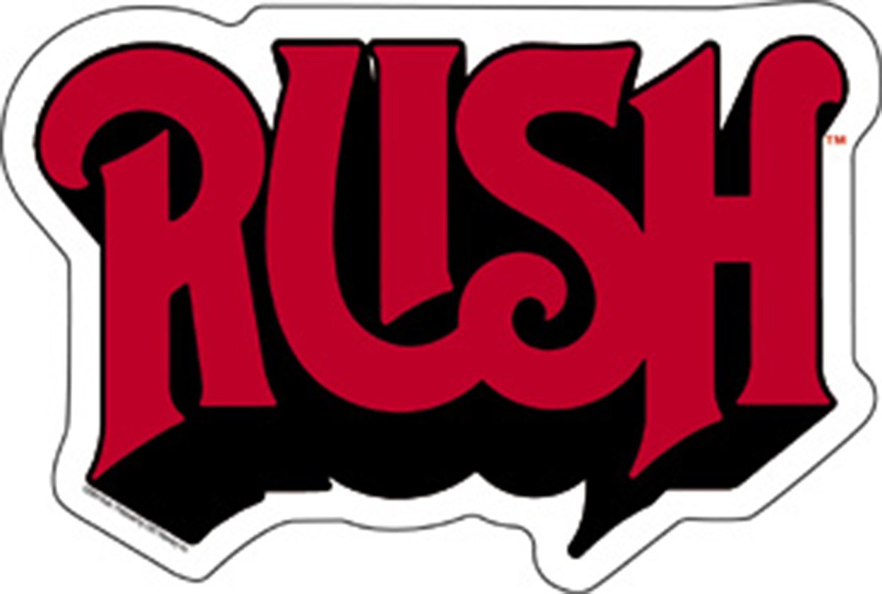 Amazon.com: Licenses Products Rush Logo Sticker: Toys & Games