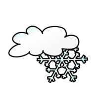 Weather Symbols: Snow Storm vector, free vector images