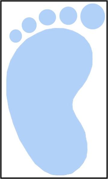 Best Photos of Baby Feet Template Printable - Free Printable Baby ...