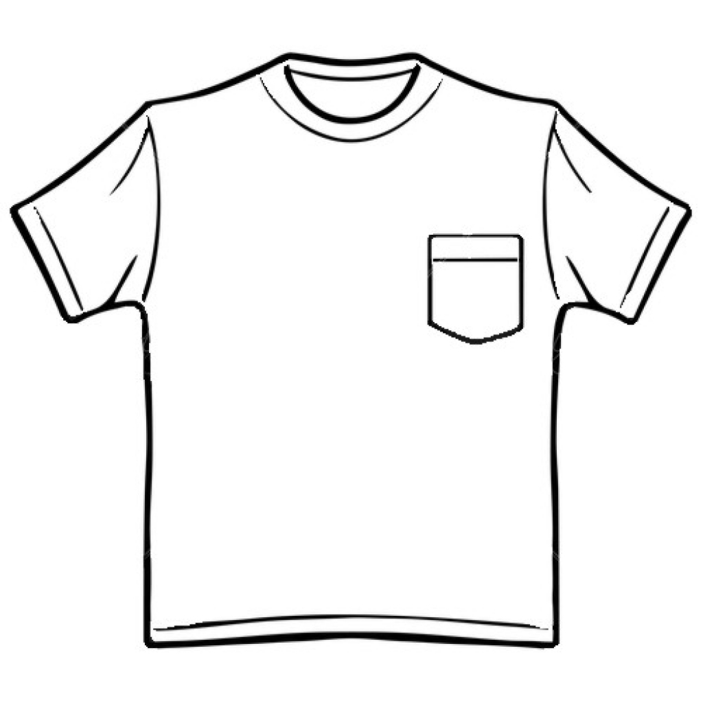 T Shirt Clipart Black And White - Tumundografico
