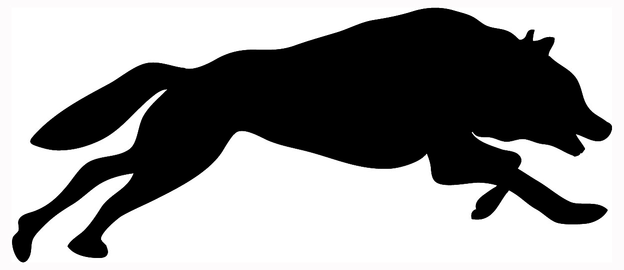 Clipart wolf head silhouette